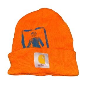 Carhartt x Girl Skateboards Orange Knit Beanie Hat
